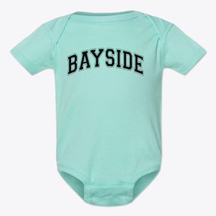 Bayside High School Varsity Arch Baby Onesie