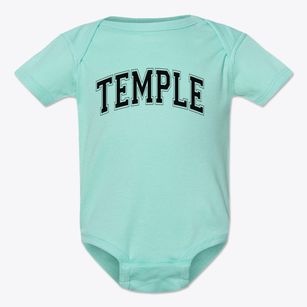 Temple Christian School Varsity Arch Baby Onesie