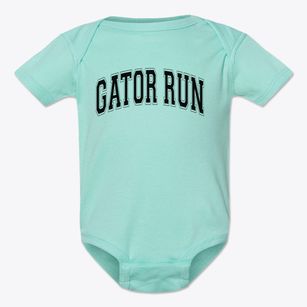 Gator Run Elementary School Varsity Arch Baby Onesie