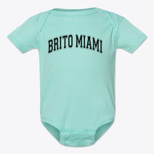 Brito Miami Private School Varsity Arch Baby Onesie