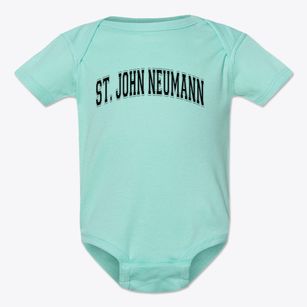 Saint John Neumann Regional Catholic Varsity Arch Baby Onesie