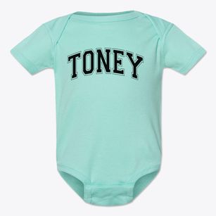 Toney Elementary School Varsity Arch Baby Onesie