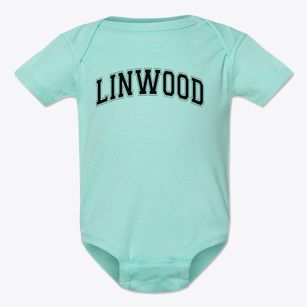 Linwood Elementary School Varsity Arch Baby Onesie