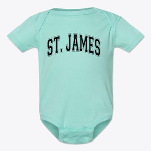 Saint James The Apostle School Varsity Arch Baby Onesie