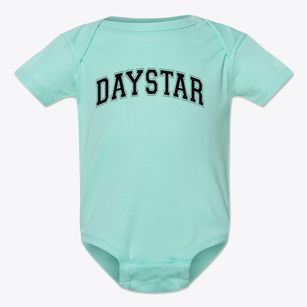 Daystar Academy Varsity Arch Baby Onesie