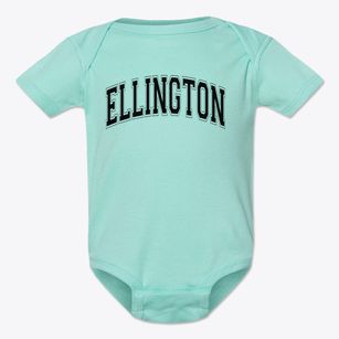 Ellington Elementary School Varsity Arch Baby Onesie