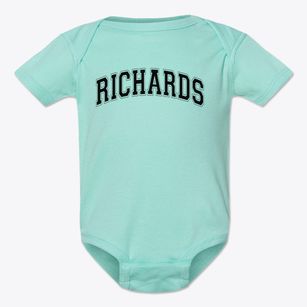 Richards Career Academy Varsity Arch Baby Onesie