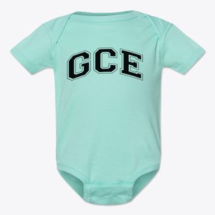 Gce Lab School Varsity Arch Baby Onesie