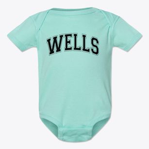 Wells Community Academy High School Varsity Arch Baby Onesie
