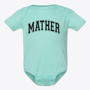 Mather High School Varsity Arch Baby Onesie