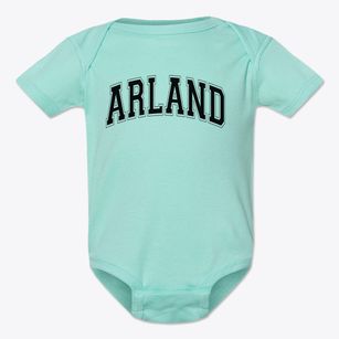 Arland D Williams Elementary School Varsity Arch Baby Onesie