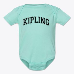 Kipling Elementary School Varsity Arch Baby Onesie