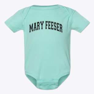 Mary Feeser Elementary School Varsity Arch Baby Onesie