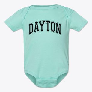Dayton Center Varsity Arch Baby Onesie