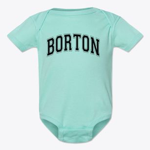 Borton Primary Magnet School Varsity Arch Baby Onesie