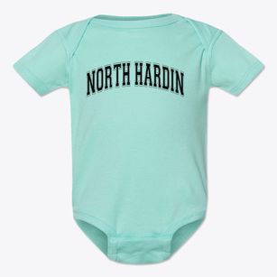 North Hardin Christian School Varsity Arch Baby Onesie
