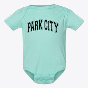 Park City Elementary School Varsity Arch Baby Onesie