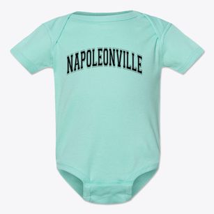 Napoleonville Middle School Varsity Arch Baby Onesie