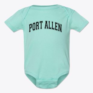 Port Allen Elementary School Varsity Arch Baby Onesie