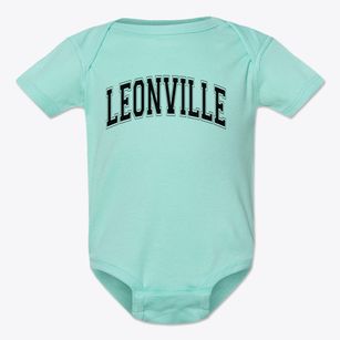 Leonville Elementary School Varsity Arch Baby Onesie