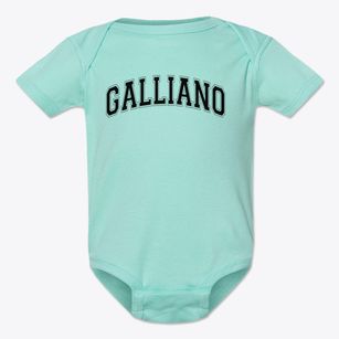 Galliano Elementary School Varsity Arch Baby Onesie
