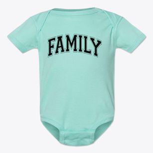 Family Christian Academy Varsity Arch Baby Onesie