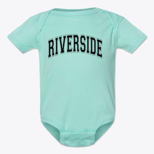 Riverside Elementary School Varsity Arch Baby Onesie