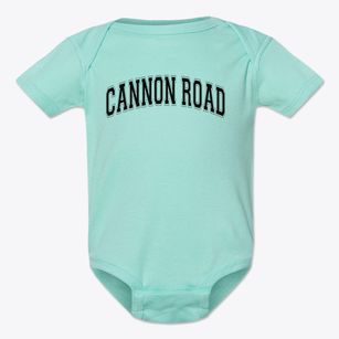 Cannon Road Elementary School Varsity Arch Baby Onesie
