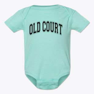 Old Court Middle School Varsity Arch Baby Onesie