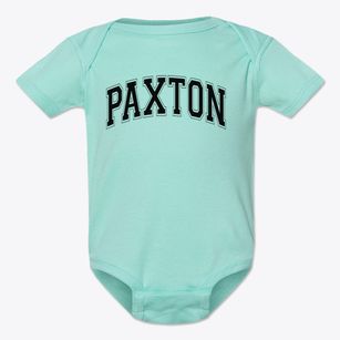 Paxton Center Varsity Arch Baby Onesie