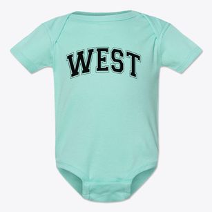 West Elementary School Varsity Arch Baby Onesie