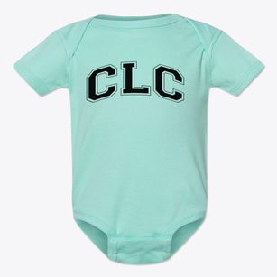 Center For Literacy & Creativity Academy Varsity Arch Baby Onesie