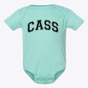 Cass Elementary Varsity Arch Baby Onesie