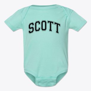 Scott Elementary School Varsity Arch Baby Onesie