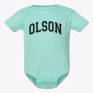 Olson Middle School Varsity Arch Baby Onesie