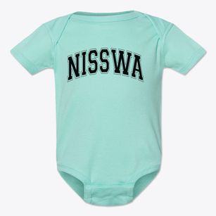 Nisswa Elementary School Varsity Arch Baby Onesie