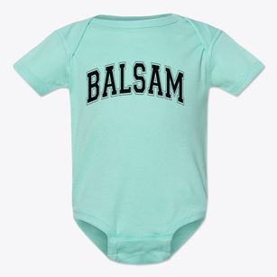 Balsam Elementary School Varsity Arch Baby Onesie