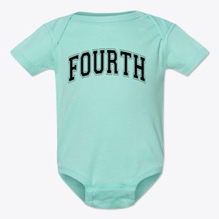 Fourth Baptist Christian School Varsity Arch Baby Onesie