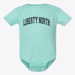 Liberty North High School Varsity Arch Baby Onesie