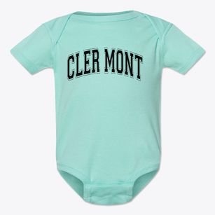 Cler Mont Community School Varsity Arch Baby Onesie