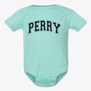 Perry Elementary School Varsity Arch Baby Onesie