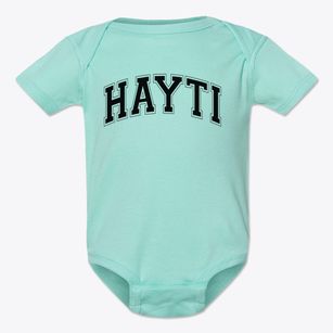 Hayti Junior High School Varsity Arch Baby Onesie