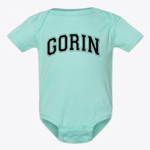 Gorin Elementary School Varsity Arch Baby Onesie