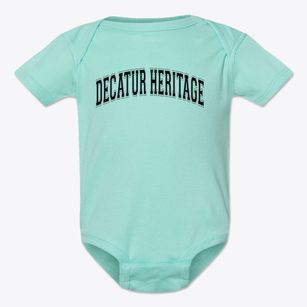 Decatur Heritage Christian Academy Varsity Arch Baby Onesie