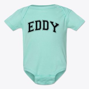 Eddy Elementary School Varsity Arch Baby Onesie