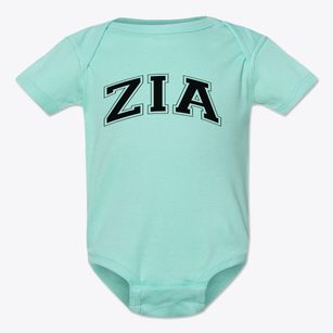 Zia Elementary School Varsity Arch Baby Onesie