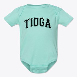 Tioga Middle School Varsity Arch Baby Onesie