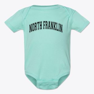 North Franklin Education Center Varsity Arch Baby Onesie
