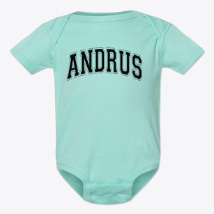 Andrus Childrens Home Varsity Arch Baby Onesie