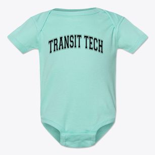 East Ny School Of Transit Technology Varsity Arch Baby Onesie